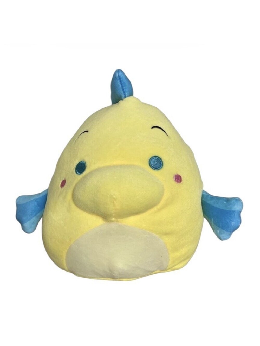 Squishmallows Kellytoy Disney Flounder Squishy Soft Stuffed Plush Toy 10"